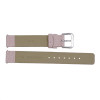 Lizard grain pink leather ladies watch band