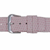 Lizard grain pink leather ladies watch band