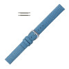 12mm Leather Watch Band Light Blue Flat Lizard Grain 6 7/8 Inch Length