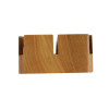 Wood watch band holder for watchstrap band link remover tool