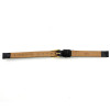 6mm Watch Band Black Leather Alligator Grain 6 15/16 Inch Length