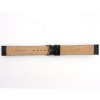 Black Leather Watch Band 18mm Padded Alligator Grain 9 Inch Length