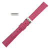 14mm Watch Band Pink Lizard Grain Leather 6 7/8 Inch Length