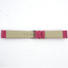 18mm Watch Band Pink Lizard Grain Leather 7 1/2 Inch Length