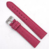 18mm Watch Band Pink Lizard Grain Leather 7 1/2 Inch Length