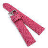 20mm Watch Band Pink Lizard Grain Leather 7 1/2 Inch Length
