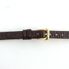 Brown Leather Watch Band 8mm Brown Leather Lizard Grain 7 1/2 Inch Length