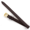 Brown Leather Watch Band 8mm Brown Leather Lizard Grain 7 1/2 Inch Length