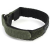 16mm Green Nylon Watch Strap Velcro® Style Sport Band 8 1/2 Inch Length