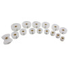 Horotec Reversible Delrin Dies for Crystals with Tension Rings 15 pc Set