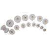 Horotec Reversible Delrin Dies for Crystals with Tension Rings 15 pc Set