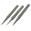 Precision Titanium Tweezers Set of 3 Fine Watchmakers Tweezer Set