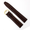 Brown Watch Band 18mm Leather Gator Chrono 8 1/8 Inch Length