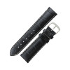Hadley Roma Alligator Grain 21mm Black Italian Leather Watch Band 7 1/2 Inch Length