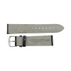 Hadley Roma Alligator Grain 21mm Black Italian Leather Watch Band 7 1/2 Inch Length