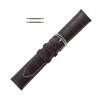 Hadley Roma 20mm Brown Alligator Grain Italian Leather Watch Band 7 1/2 Inch Length