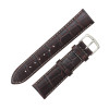 Hadley Roma 20mm Brown Alligator Grain Italian Leather Watch Band 7 1/2 Inch Length