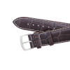 Hadley Roma 22mm Brown Alligator Grain Italian Leather Watch Band 7 1/2 Inch Length