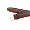 Hadley Roma Shrunken Grain 18mm Brown Leather Watch Strap 7 5/16 Inch Length