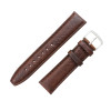 Hadley Roma Shrunken Grain 19mm Leather Watch Strap Brown 7 5/16 Inch Length