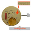 ETA 2 Hand Quartz Watch Movement E63.041 Date at 3:00 Overall Height 2.9mm