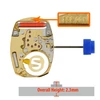 ETA 2 Hand Quartz Watch Movement 282.001 Overall Height 2.3mm