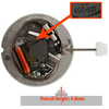 Swiss-made ETA 400.411-6 quartz movements for replacement or retrofitting