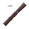 Hadley Roma 20mm Brown Leather Watch Band Alligator Grain 8 5/8 Inch Length