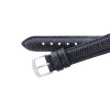 14mm Hadley Roma Genuine Java Lizard Black Watch Band 6 5/8 Inch Length