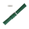 Hadley Roma Genuine Java Lizard 14mm Green Watch Band 6 5/8 Inch Length