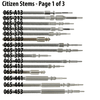 Genuine Citizen Replacement Watch Stems