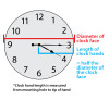 Large Oversized Clock Hands