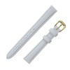 Watch Band 12mm Classic Calf  White Leather 6 3/4 Inch Length