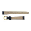 Watch Band 12mm Classic Calf  Navy Blue Leather 6 3/4 Inch Length