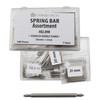 Stainless Steel Double Flange Spring Bar Assortment 20-26mm 1.8mm Diameter Watch Band Pins 168 Pieces