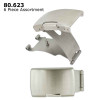 Trifold Stainless Steel Watch Band Single Side Button Style Clasp with Open End Band Attachment Assortment 6 pieces