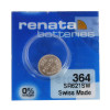 Renata Watch Battery 364 cell
