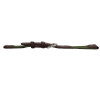 Nylon and Leather Swiss Army Watchband 18mm Olive Green and Brown Leather
