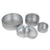 Round Aluminum Boxes with Clear Glass Cover