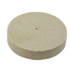 Felt Square Edge Buffing Wheel 2-1/2 x 1/2 Inch Hard