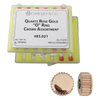 Assortment Of Waterproof Quartz Rose Gold Watch Crowns 12 Pieces
