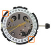 ETA Quartz Watch Movement G10.211-3 with 3:00 Date Dial Overall Height 7.45mm
