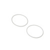 Plastic Watch "I" Gaskets for Glass Crystals 106 Piece Assortment