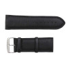 30MM Watch Band Black Calfskin Leather