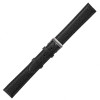 Watch Band Black Distressed Leather Extra Long 18MM