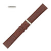 20mm Watch Band Brown Distressed Leather 9 Inch Length
