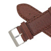 24mm Watch Band Brown Distressed Leather 9 Inch Length