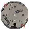 Hattori Japan Chrono Quartz Watch Movement VD75 2 Hand 3 Small Sub Seconds Overall Height 5.0mm