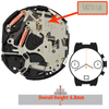 Hattori Japan Quartz Chronograph Watch Movement VD31 Overall Height 6.8mm