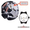 Hattori Japan Quartz Chronograph Watch Movement VD34 Overall Height 6.2mm